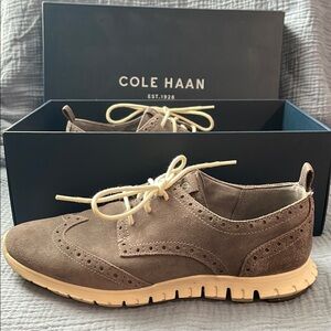 Cole Haan Gray and Cream Flats with Modern Comfort